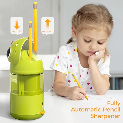 M&G Electric Dinosaur Pencil Sharpener for Kids & Students