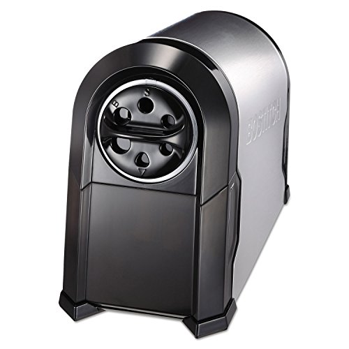 Bostitch Extra Heavy Duty Electric Pencil Sharpener, 6-Hole, Silver/Black (EPS14HC)