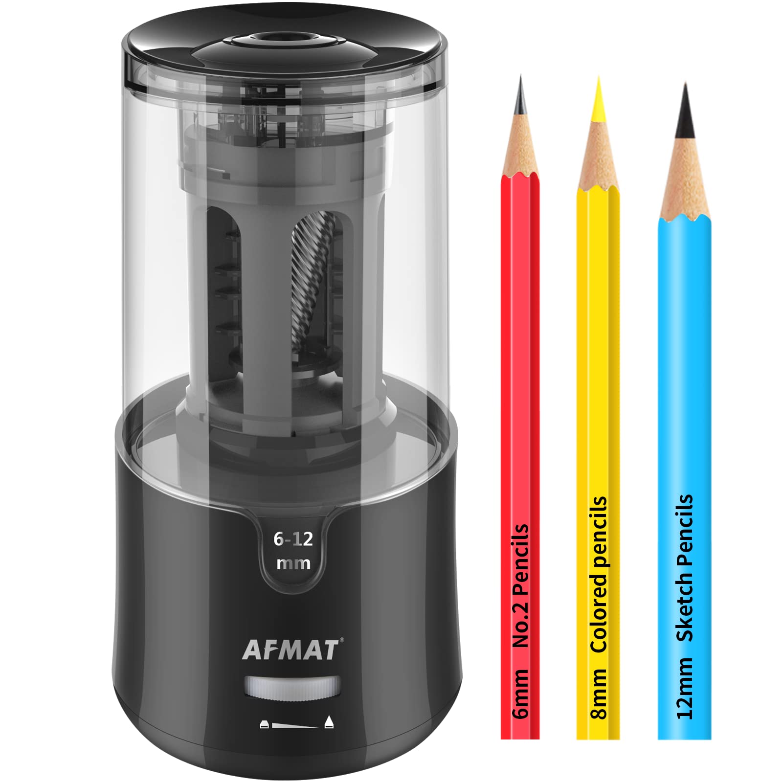 Electric Pencil Sharpener for Colored Pencils - Super Sharp & Fast