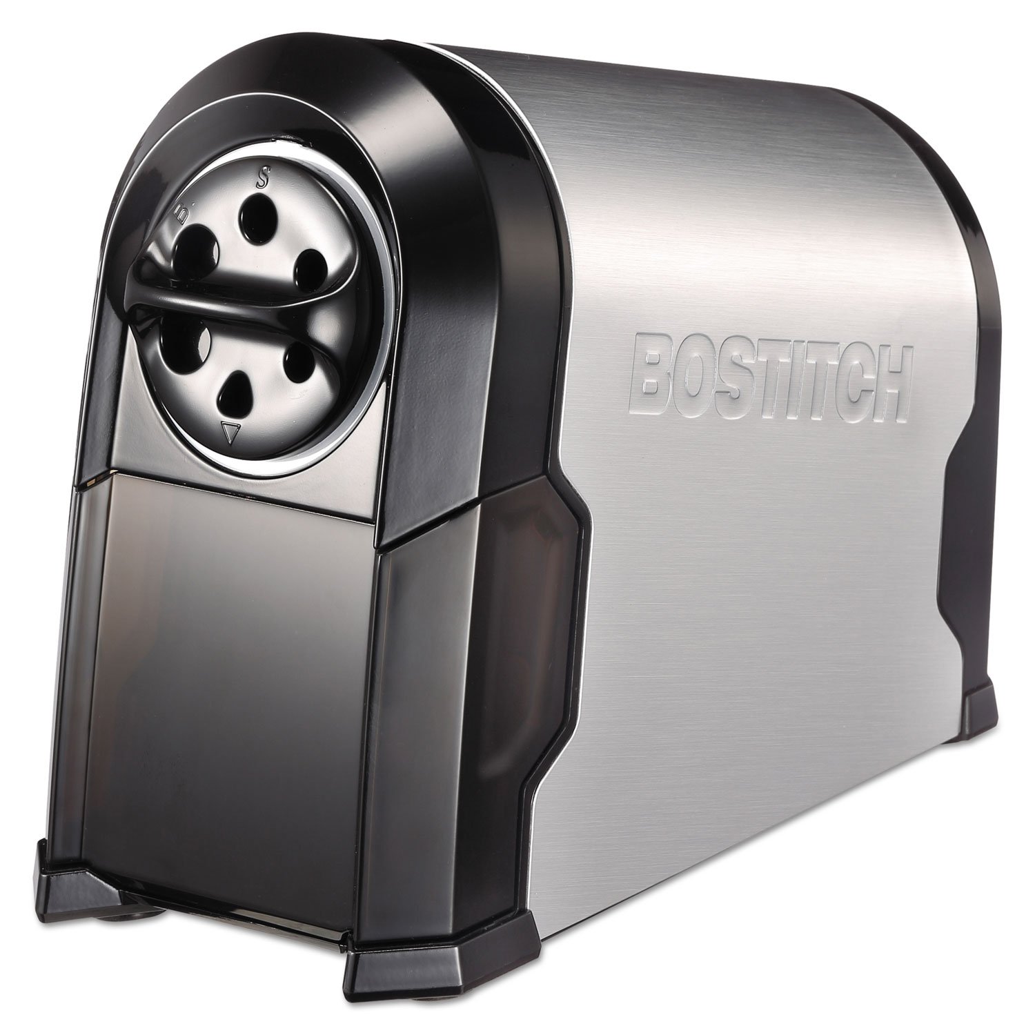 Bostitch Extra Heavy Duty Electric Pencil Sharpener, 6-Hole, Silver/Black (EPS14HC)