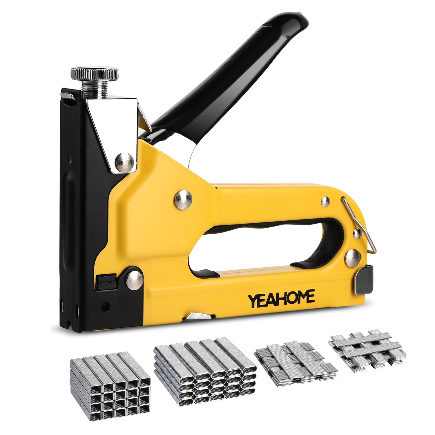 Heavy Duty Upholstery Staple Gun with 4000 Staples for DIY and Crafts